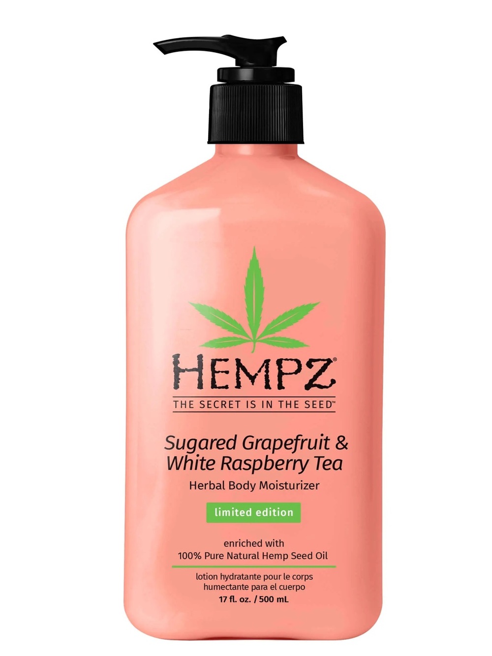 Hempz Sugared Grapefruit & White Raspberry Tea Moisturizer - Limited Edition